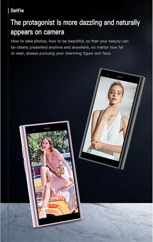 Yoidesu S23 Pro 3G Mini Smartphone, 3in 3D Glass Super Small Cell Phone, Dual SIM 2GB 16GB ROM for Android 8.1 Ultra Thin Mobile Phone, 1000mAh The World's Smallest Backup in Kuwait