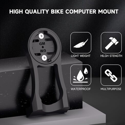 حامل كمبيوتر لركوب الدراجات - حامل كومبو GPS أمامي خارجي لـ Wahoo Garmin Bryton Cateye، ملحقات الدراجة الجبلية المتوافقة مع مقود 1.26 بوصة 32 مم in Kuwait