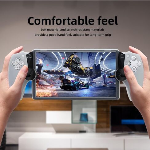 Silicone Protective Case for PS5 Portal, Soft Protective Skin Cover Case for Playstation Portal Remote Player, Shockproof Anti-Scratch - Red in Saudi Arabia