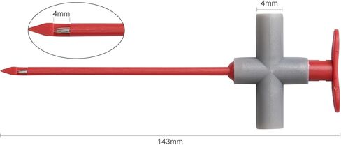 2PCS Puncture Probe Wire Piercing Test,Automotive Test Lead Connect 4mm Banana Plug for Car Repairing, Multimeter Testing, Diagnostic Tester in Kuwait