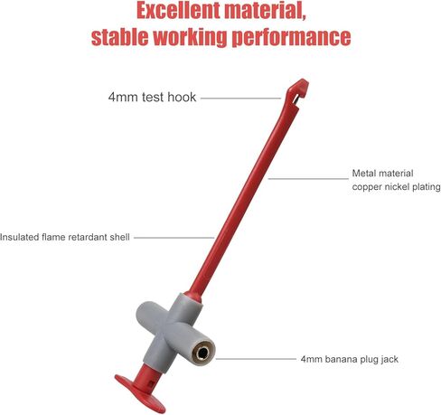 2PCS Puncture Probe Wire Piercing Test,Automotive Test Lead Connect 4mm Banana Plug for Car Repairing, Multimeter Testing, Diagnostic Tester in Kuwait