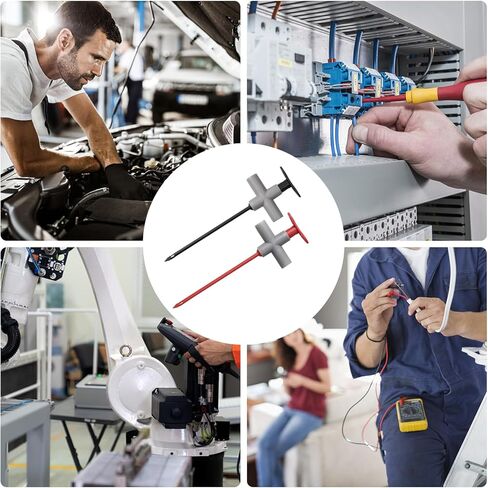 2PCS Puncture Probe Wire Piercing Test,Automotive Test Lead Connect 4mm Banana Plug for Car Repairing, Multimeter Testing, Diagnostic Tester in Kuwait