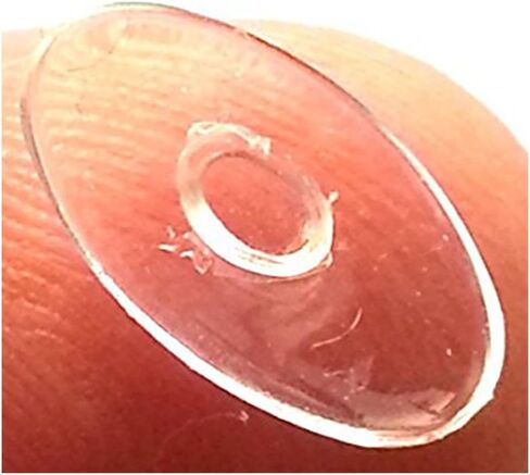 10 Pairs Oval-Shaped Push in Silicone Nose Pads 13 mm / 0.6 '' in Saudi Arabia