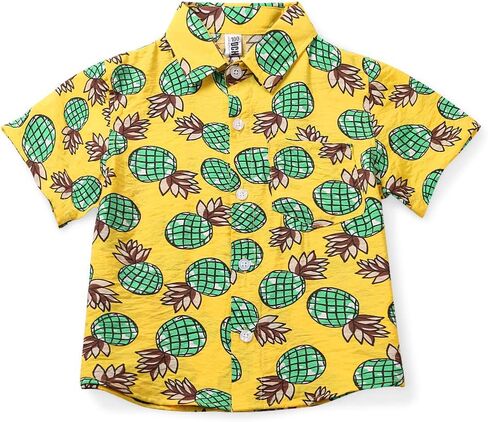 Phorecys Kids Big Boys Hawaiian Shirts Tropical Tops Button Down Short Sleeve Aloha Shirts in Saudi Arabia