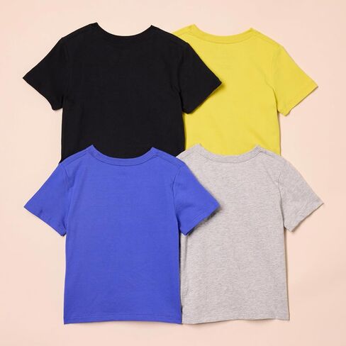 Amazon Essentials DC Boys and Toddlers' Short-Sleeve T-Shirts, Pack of 4 in Saudi Arabia
