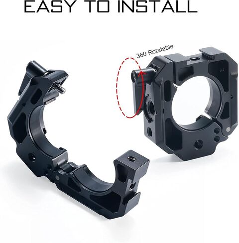Tilta Handheld Gimbal Tripod Clamp | Compatible with DJI RS2 and RSC2, Extended Grip | Mount Accessories via Cold Shoe, NATO Rail, and Threads | TGA-TMC in Saudi Arabia