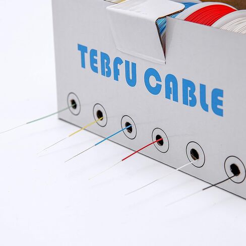 30 Gauge Kynar Electronic Wire Solid Wire Kit 6 Colors 300 Ft of Each Color 30 Awg Hook up Wire Kit in Saudi Arabia