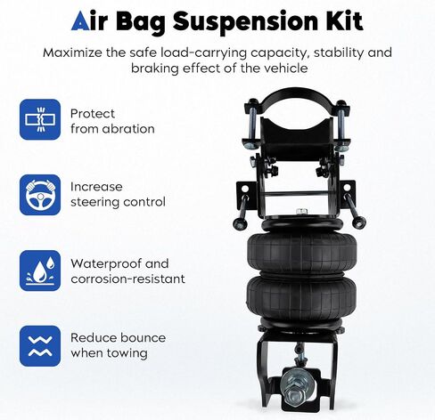 Air Bag Airbag Suspension Kit for 1999-2006 for Chevy for Silverado 1500 for GMC for Sierra 1500 2007 for GMC for Sierra 1500 Classic Rear Helper Bag Spring Replace for 88272 in Saudi Arabia