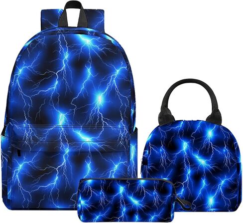 مجموعة حقيبة ظهر مطبوعة لكرة القدم للأولاد والأطفال، 3 قطع حقيبة كتب مع مقلمة للمدرسة، حقيبة ظهر للكمبيوتر المحمول خفيفة الوزن مقاس 17 بوصة مع حقيبة غداء للرجال والمراهقين والمكاتب والمدرسة الثانوية in Kuwait