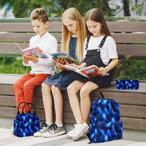مجموعة حقيبة ظهر مطبوعة لكرة القدم للأولاد والأطفال، 3 قطع حقيبة كتب مع مقلمة للمدرسة، حقيبة ظهر للكمبيوتر المحمول خفيفة الوزن مقاس 17 بوصة مع حقيبة غداء للرجال والمراهقين والمكاتب والمدرسة الثانوية in Kuwait