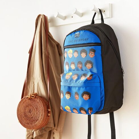 EPIC Everyday School, Travel Backpack African American Boy Characters (Blue) in Saudi Arabia