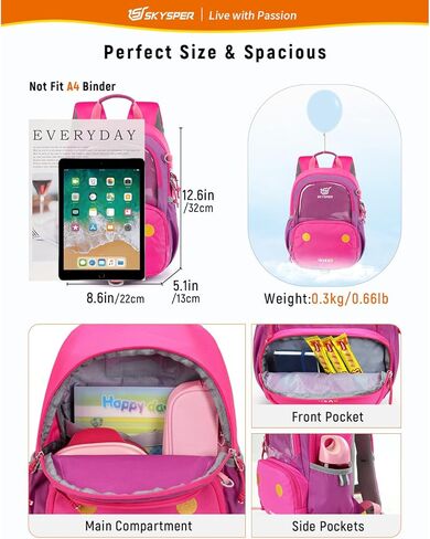 حقيبة ظهر SKYSPER صغيرة للأطفال الصغار مع مقود آمن مضاد للضياع للأطفال أثناء السفر لمرحلة ما قبل المدرسة ورياض الأطفال للبنين والبنات in Kuwait