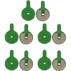 Scooter Brake Pads Set, 5 Pair Brake Pads Lightweight Low Noise Smooth Braking Colorfast Replacement for Kugoo G2 Pro Electric Scooter