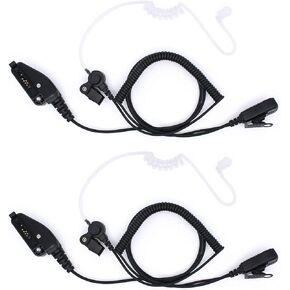Acoustic Tube Earpiece Compatible for NX-5200 NX-5300 NX-5400 NX-200 NX-300 TK-2180 TK-3180 TK-5210 TK-5310 Viking VP5000 VP5230 VP5330 VP5430 VP6000 VP6430 Radio (2 Pack)