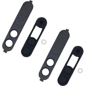 PTT Rubber and Bezel Button for Motorola Radio DEP450 CP200D XIR-P3688 DP1400 Portable Radios Walkie Talkie Replacement Accessories 2Pair