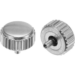 uxcell Watch Crown, SUS304 Head, Long Stem