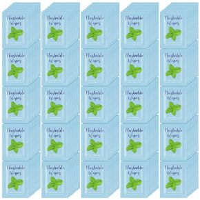 Timgle 100 Count Flushable Wipes Individually Wrapped Wipes Bulk Individual Hand Wipes Pocket Size Travel Wipes Flushable Butt Wipes for Women Men Family Travel Friendly Alcohol Free(Coconut)