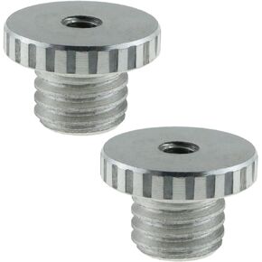2pcs Aluminum Alloy 1/4" to 5/8" Threaded Screw Adapter for Tripod Laser Level Adapter