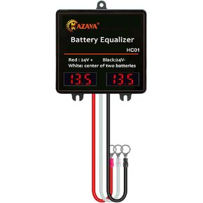 HC01 LED Tube Display Battery Equalizer 24V Battery Voltage Balancer Battery Group Bank Extend Battery Life Support Gel Flood AGM Lithium Battery Balancer