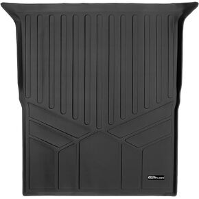 SMARTLINER All Weather Custom Fit Black Cargo Liner Behind The 2nd Row Compatible with 2022-2024 Rivian R1S SUV (Only Fits 7 Passenger Models)