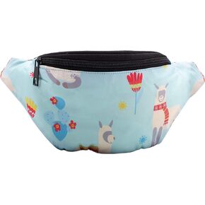 Rave Envy Fanny Waist Pack Rave Bag - Festival Phanny Packs - Black with Vertical Rainbow Stripes
