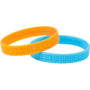 Jinx Portal 2 Rubber Bracelet Set (Multicolor, Medium)