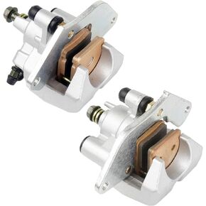 Caltric Front Left Right Brake Caliper with Pad Compatible with Honda Trx420Fm Rancher 420 4X4 2007-2018
