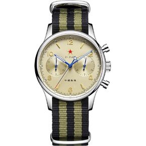Seagull 1963 ST19 Movement 40mm 38mm Mechanical Chronograph Sapphire Movement Swan Neck Men Watch