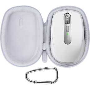 حافظة صلبة متوافقة مع Logitech MX Anywhere 3S Anywhere 3 Anywhere 2S Anywhere 2 Compact Performance Mouse (حافظة جرافيت)