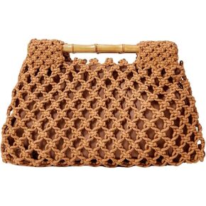 Floerns Women's Straw Bag Handle Beach Clutch Purse Hobo Handbag