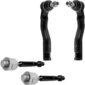 4 PC Inner/Outer Tie Rod End Kit FITS Tundra 2007-2021, Sequoia 2008-2021, EV800293 ES800326 ES800327