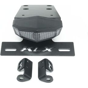 حامل لوحة ترخيص مزيل مرتب للذيل الخلفي LED إشارة انعطاف مدمجة للفرامل متوافقة مع KAWASAKI KLX 250S 2006-2014، KLX 250SF 2009-2010 (شفاف) GY-JT-1012-W1 in Kuwait
