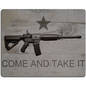 Gaming Mouse Pad Custom, Vintage USA Flag American Patriotic Eagle Quotes