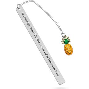 Inspirational Bookmark for Women Pineapple Gift for Women Encouragement Gifts for Daughter Sister Friend Pineapple Birthday Gifts for Women Bookmarks Gifts for Women Booklover