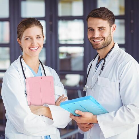 6 قطع من الحافظة البلاستيكية من Crtiin مع حافظة تخزين ملونة A4 للرضاعة مع حامل قلم، حافظة تخزين متينة مقاومة للماء، حافظة ملف حافظة جانبية للمكتب والمدرسة (بسيطة) in Saudi Arabia