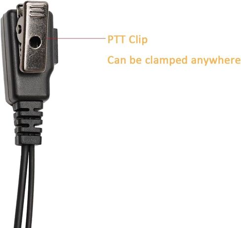 G Shape Headset Earpiece with PTT Mic Compatible with Yaesu Vertex VX-6R 7R 6E 7E 120 127 170 177 Walkie Talkie Two Way Radio 2Pack in Saudi Arabia