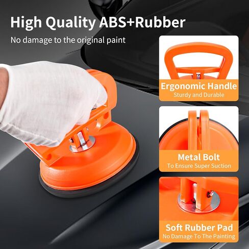 Dent Puller,4-Pack Car Dent Repair Kit,Car Paintless Dent Repair Tool,Dent Removal Kit for Car,Dent Remover Suction Cup and Paintless Dent Removal Kit,for Cars,Screen,Glass,Furniture Moving in Saudi Arabia