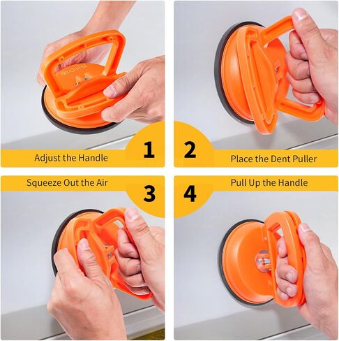 Dent Puller,4-Pack Car Dent Repair Kit,Car Paintless Dent Repair Tool,Dent Removal Kit for Car,Dent Remover Suction Cup and Paintless Dent Removal Kit,for Cars,Screen,Glass,Furniture Moving in Saudi Arabia