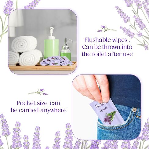 Timgle 100 Count Flushable Wipes Individually Wrapped Wipes Bulk Individual Hand Wipes Pocket Size Travel Wipes Flushable Butt Wipes for Women Men Family Travel Friendly Alcohol Free(Coconut) in Saudi Arabia
