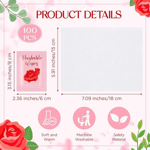 Timgle 100 Count Flushable Wipes Individually Wrapped Wipes Bulk Individual Hand Wipes Pocket Size Travel Wipes Flushable Butt Wipes for Women Men Family Travel Friendly Alcohol Free(Coconut) in Saudi Arabia