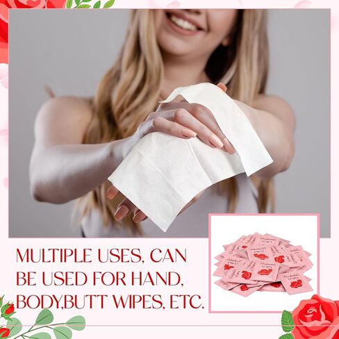Timgle 100 Count Flushable Wipes Individually Wrapped Wipes Bulk Individual Hand Wipes Pocket Size Travel Wipes Flushable Butt Wipes for Women Men Family Travel Friendly Alcohol Free(Coconut) in Saudi Arabia