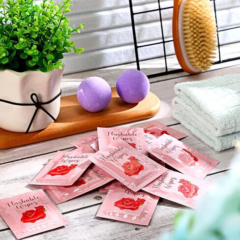 Timgle 100 Count Flushable Wipes Individually Wrapped Wipes Bulk Individual Hand Wipes Pocket Size Travel Wipes Flushable Butt Wipes for Women Men Family Travel Friendly Alcohol Free(Coconut) in Saudi Arabia