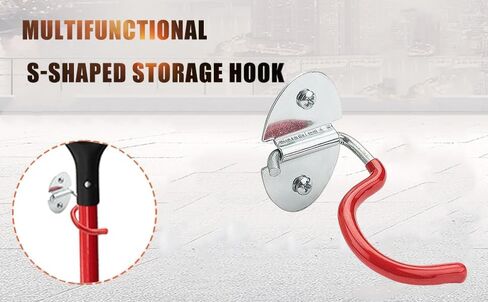 S-Type Hook, Wall Mounted, Space Saver Organizer Tool Holder (12 Holders) in Saudi Arabia