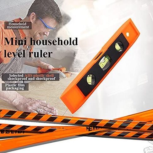 9 بوصة مستوى الطوربيد المغناطيسي، أداة قياس مستوى الجيب المغناطيسي للطوربيد - برتقالي in Kuwait