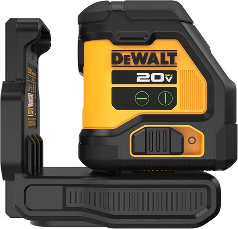 DEWALT 20V MAX، مستوى الليزر، ليزر خط متقاطع، أخضر، أداة عارية فقط (DCLE34021B) in Saudi Arabia