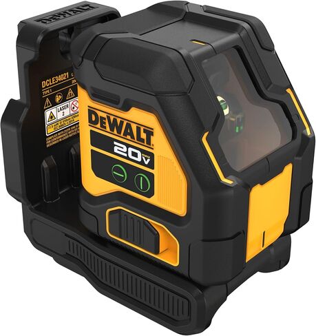 DEWALT 20V MAX، مستوى الليزر، ليزر خط متقاطع، أخضر، أداة عارية فقط (DCLE34021B) in Saudi Arabia