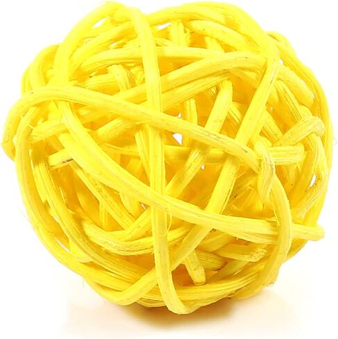 Wicker Rattan Balls, 20PCS Decorative Natural Ball Centerpiece Bowls Orbs Vase Fillers Twig Spheres Table Decoration Hanging DIY Home Decor Coffee Halloween Christmas Craft Wedding Party Potpourri in Saudi Arabia