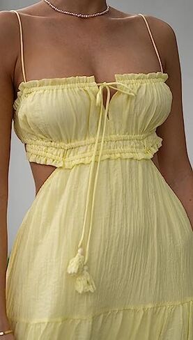 Women Sexy Spaghetti Strap Low Cut Dress Y2k Bodycon Long Dress Sleeveless Backless Maxi Dress Going Out Dress Party Clubwear in Kuwait