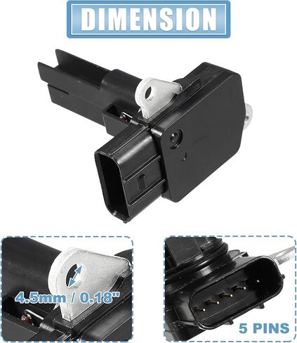 uxcell No.37980-RTA-003 Car Mass Air Flow Sensor Meter MAF Sensor Airflow Replacement for Honda Civic 2006-2011 for Honda CR-V 2007-2009 in Saudi Arabia