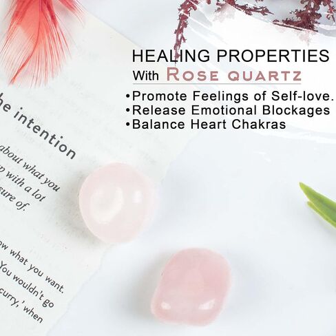 600+ Carats, 5 Pcs Black Tourmaline Polished Stones and Crystals, Tumbled Stones 20-25mm Real Healing Stones for Beginners Used as Crystal Meditation, Reiki, Thumb Stones Gift for Rock Collection in Kuwait